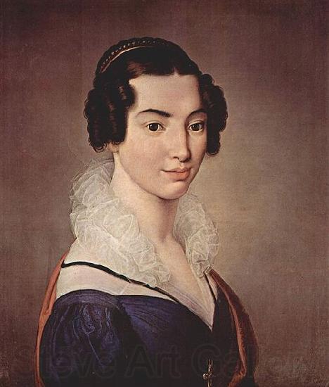 Francesco Hayez Portrat der Antonietta Vitali Sola. Germany oil painting art